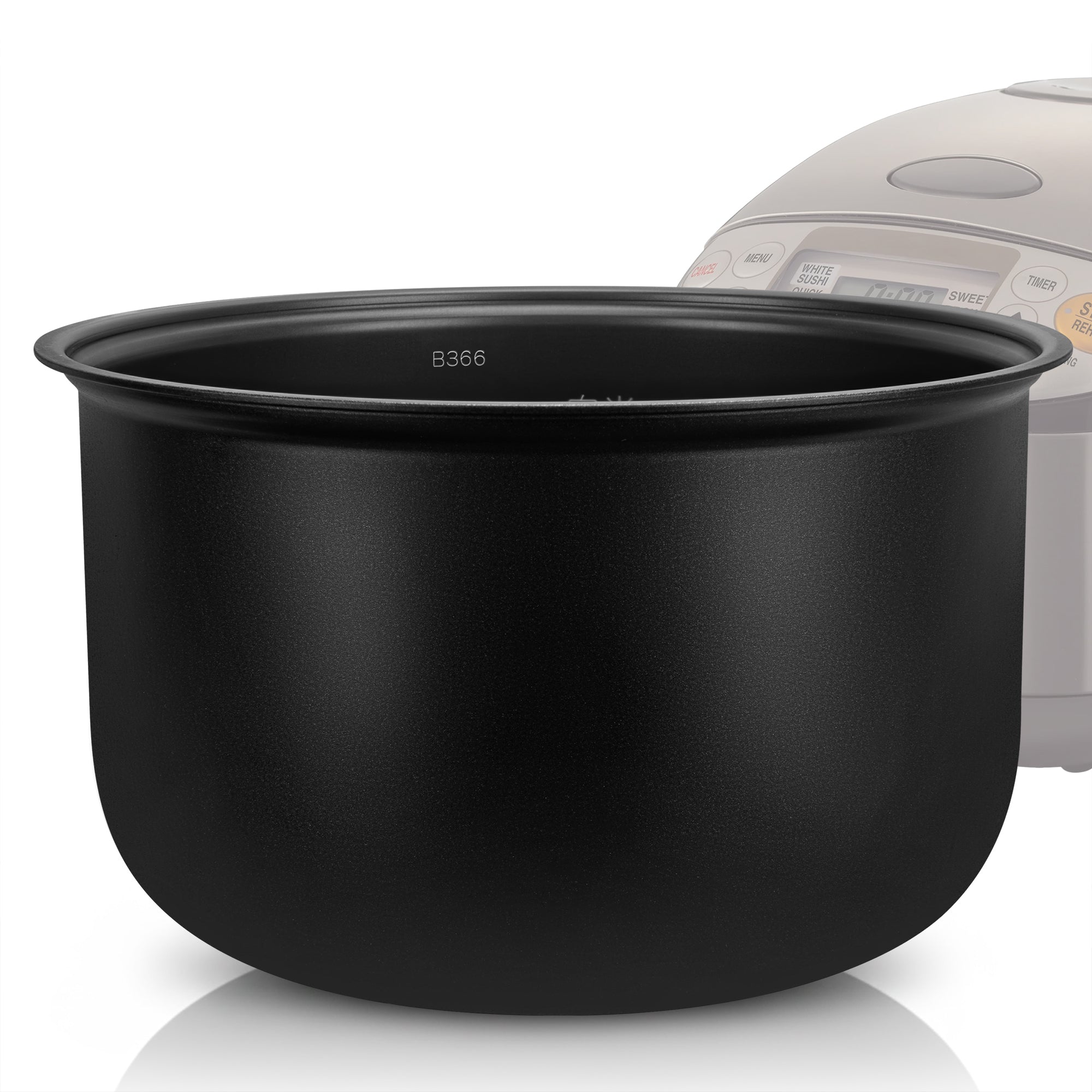 Linkidea Rice Cooker Replacement Pot Compatible with Zojirushi NL-AAC10, NS-TSC10, NS-WPC-10, Nonstick Inner Pot, Aluminum Cooking Bowl