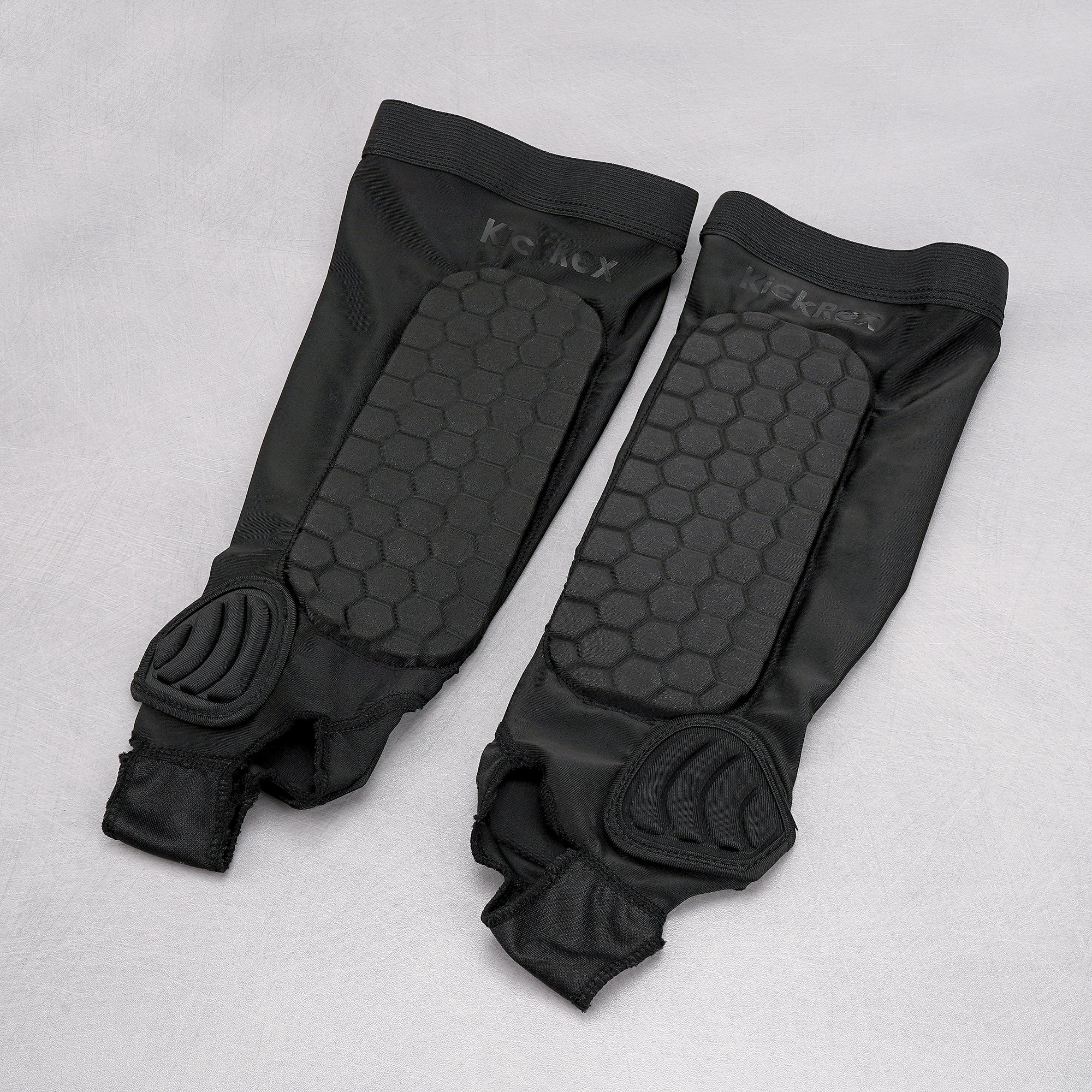 Linkidea Soccer Shin Guard with Ankle Pad, Calf Compression Sleeve with Honeycomb Pads for Kids Youth, All-Round Protection Sports Accessories Fits Game & Training (Size S)