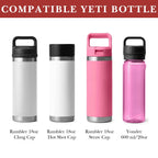 Linkidea Water Bottle Carrier with Strap Compatible with YETI Rambler Bottle 18oz, Yonder Bottle 600ml/20oz, Insulated Waterbottle Sling Bag, Shoulder Strap with Phone Pocket (Red)