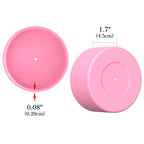 Linkidea Water Bottle Boot Compatible with YETI Rambler Jr. Kids 12oz, Rambler 12oz/18oz, Yonder 20oz/25oz, Silicone Anti-Slip Bottle Bottom Sleeve Bumper Protector (Light Pink / 2 Pack)