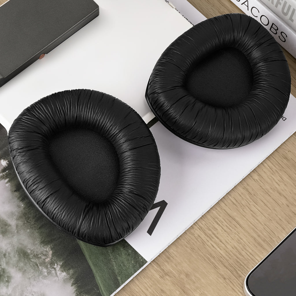 Replacement Ear Pads for RS160/170/180, HDR160/170/180 Headphones Ear Cushions, Headset Earpads ( Leatherette / Black )