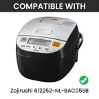 Linkidea 316 Stainless Steel Replacement Inner Pot Compatible with Zojirushi 612252-NL-BAC05SB Rice Cooker, No Coating, Dishwasher Safe