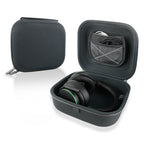 Linkidea Headphones Carrying Case Compatible with Corsair HS55, HyperX Cloud III, Logitech G435 Case, Replacement Protective Hard Shell Travel Bag with Cable, Charger Storage (Grey)