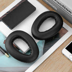 Linkidea Replacement Ear Pads for Sennheiser PXC 550/ PXC 550-II Wireless, MB660UC/ MB660MC Headphones Ear Cushions, Headset Earpads (Protein Leather / Black)