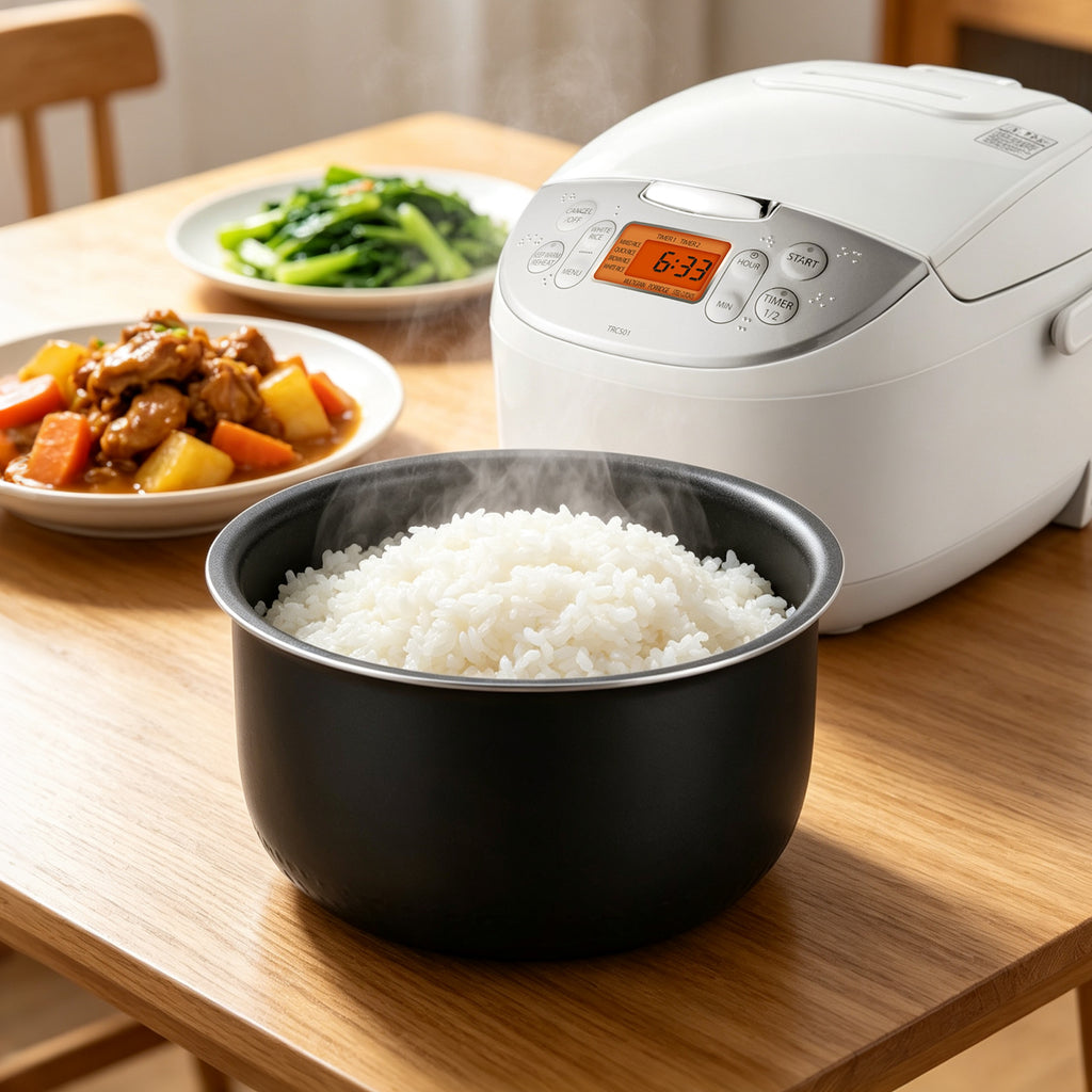 Linkidea Rice Cooker Aluminum Alloy Inner Pot Compatible with TOSHIBA RC-TRCS01, RC-10DRUNA(W), Nonstick Replacement Bowl