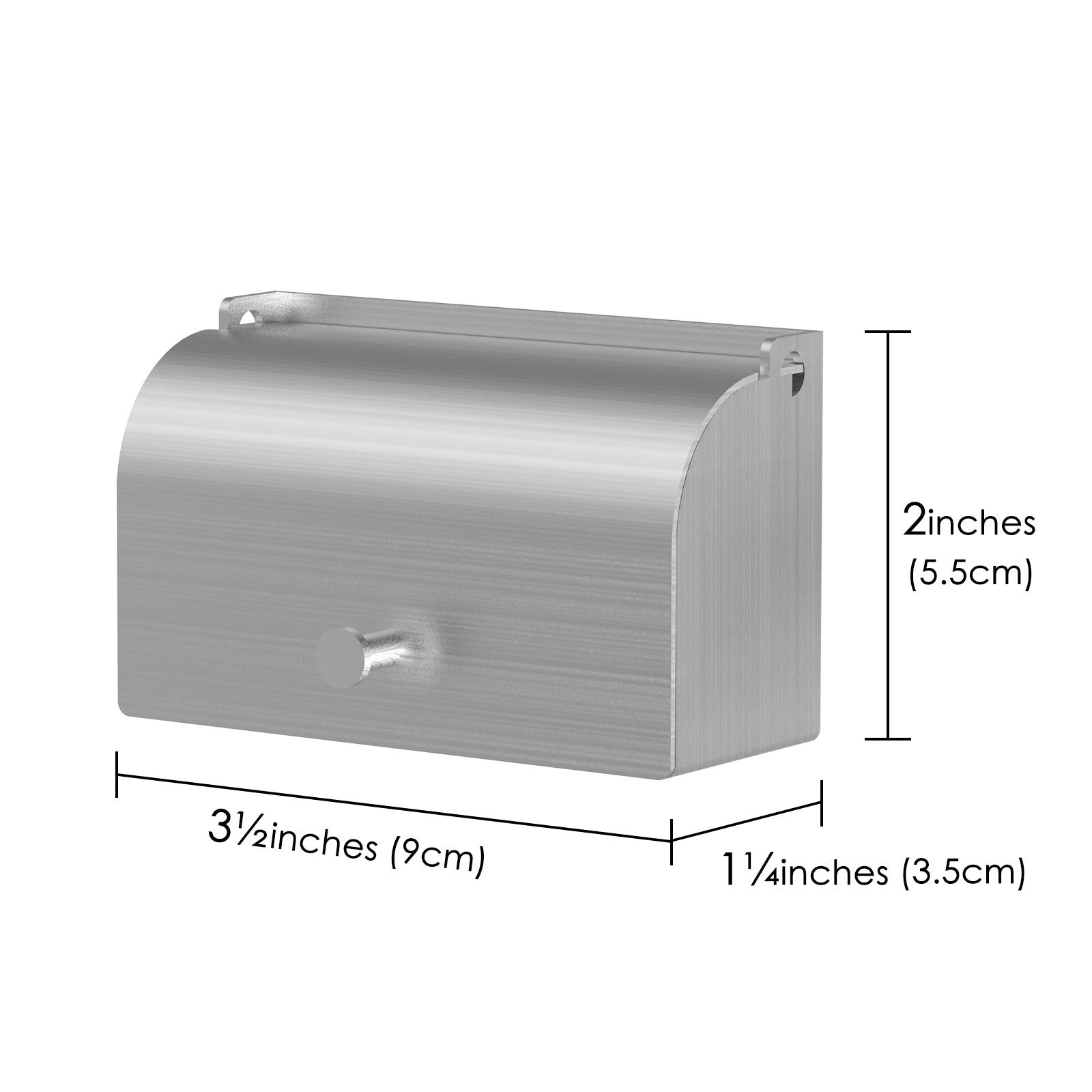 Linkidea 4 Slots Stainless Steel Toothbrush Holders Wall Mounted, RV Mirror Toothbrush Organizer Hanger with Cover, Self-Adhesive Toothbrush Storage Stand Rack