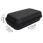Linkidea Men's Cigar Travel Case, Waterproof, Pressure-Proof Cigar Box, Portable Cigar Accessories Organizer, Outdoor Humidor for Travel (Black)