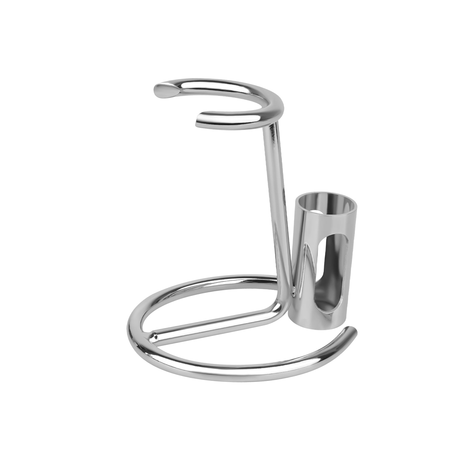 Linkidea Razor and Brush Stand, Stainless Steel Shaving Rack for Men's Grooming, Bathroom Accessories Compatible with Merkur 34HD, Vikings Blade (Silver)