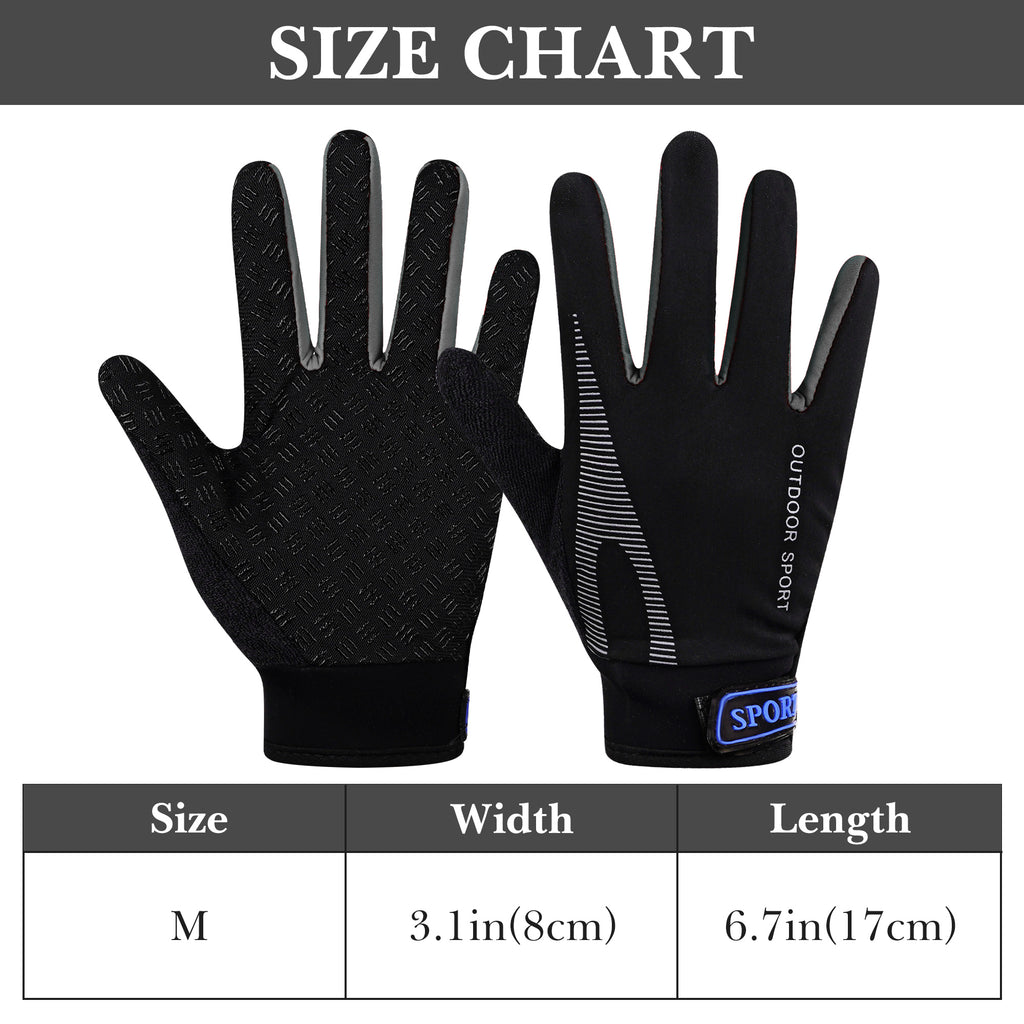 Linkidea Kids Winter Running Gloves, Adjustable Compression Gloves with Anti-Slip Grip Fits Kids Youth, Breathable Soccer Accessories Compatible Touchscreen (Grey, M)