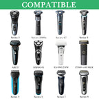 Linkidea Electric Razor Holder Wall Mount, Self Adhesive No Drill Stainless Steel Shaver Hanger, Space Saving Bathroom Organizer, Compatible with Philips Norelco 2400 Series Shavers (Silver)