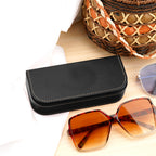 Linkidea Oversized Sunglasses Case, Large Frame Glasses Case for Sunglass, Eyeglasses Travel Bag Compatible with Rayban Aviator Reverse/New Wayfarer/Various Brand Models (Black)