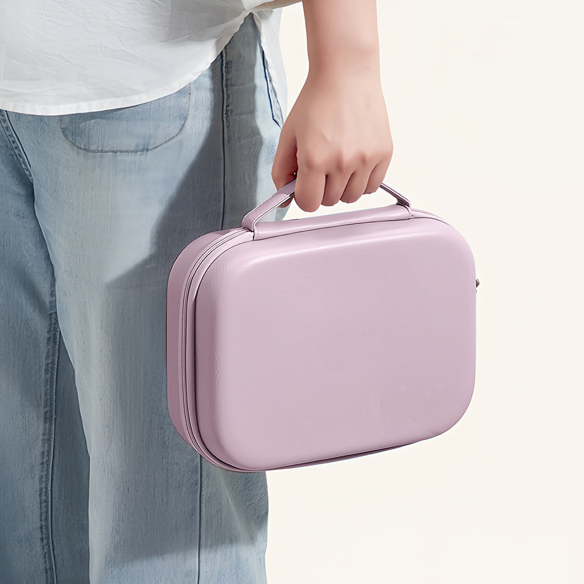 Linkidea IPL Hair Removal Device Storage Case, Travel Carrying Case Compatible with Ulike Air 3 & Air 10 IPL Devices, Protective Portable Organizer Bag (Taro Purple)