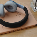 Linkidea Headband Protector Compatible with Beats Solo 4/Solo 3/Solo 2 Wireless On-Ear Headphones, Flex Fabric Head Top Pad Easy DIY Installation (Black)