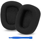 Linkidea Replacement Ear Pads for Logitech G433, G533, G633, G635, G933, G935 Headphones Ear Cushions, Headset Earpads (Mesh Fabric / Black)