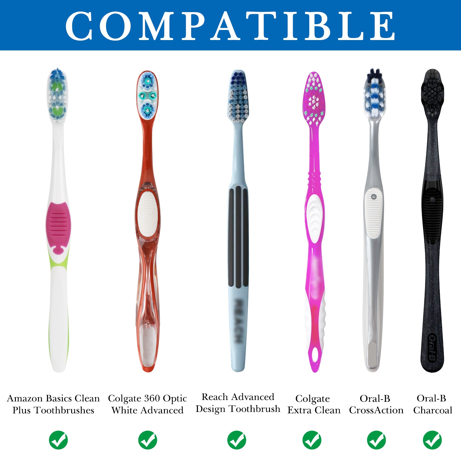 Linkidea Travel Toothbrush Head Covers with Suction Cup, Portable Wall Mount Toothbrush Cap Holder for Outdoor (12 Pcs)