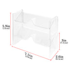 Sunglasses Desk Holder Stand for Extra Large Sunglasses, 2 Pack Acrylic Oversized Glasses Holder Sunglass Display Stand Compatible with Gucci GG0876S GG0875S GG1020S