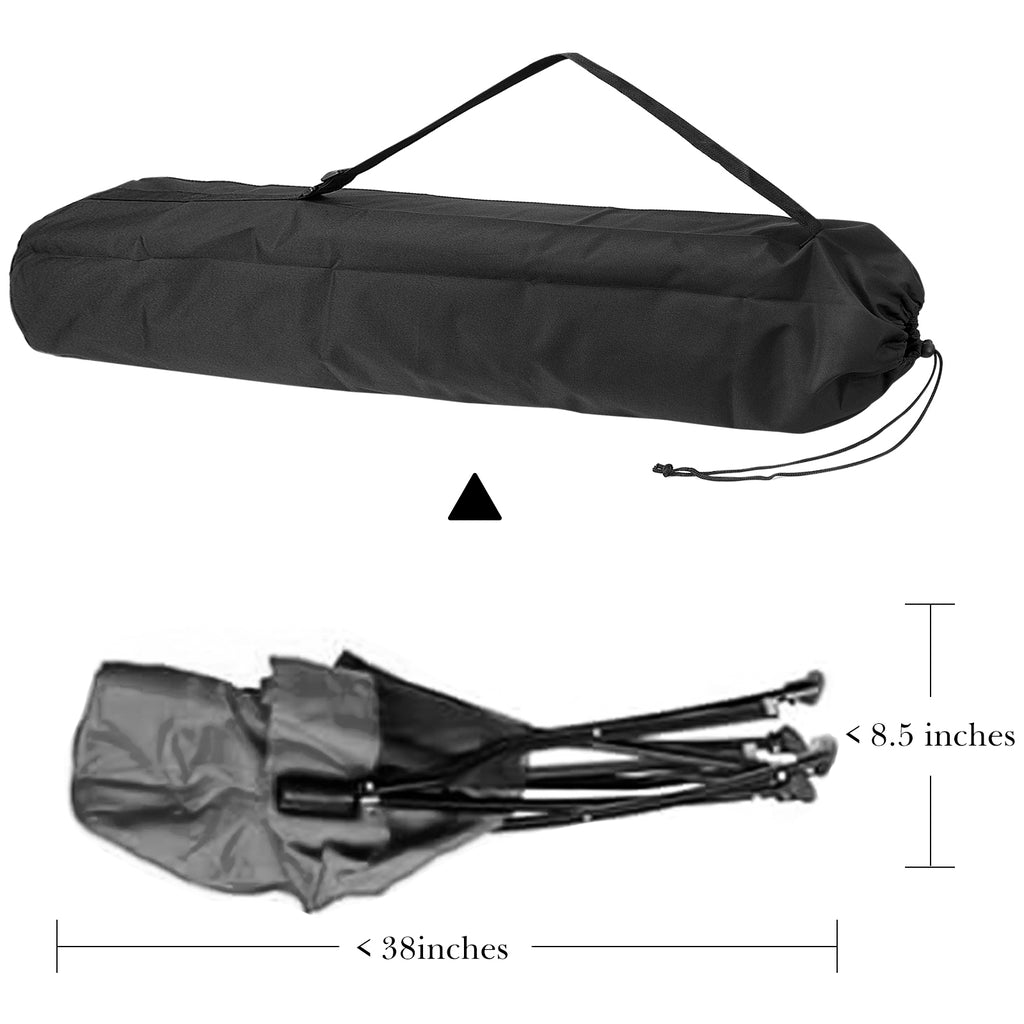 Linkidea Camping Chair Large Replacement Bag, 38 inches Folding Chair Carrying Bag with Adjustable Shoulder Strap, Large Mouth for Sport Event, Compatible with Chairs Smaller Than 37" x 8.5"