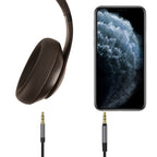 Linkidea Audio Cable for Sony WH-1000XM6/1000XM5, Sennheiser HDB 630, Skullcandy Crusher ANC 2, Soundcore Space One Headphones, 3.5mm Replacement Aux Cord (4.9 ft / 1.5 m)