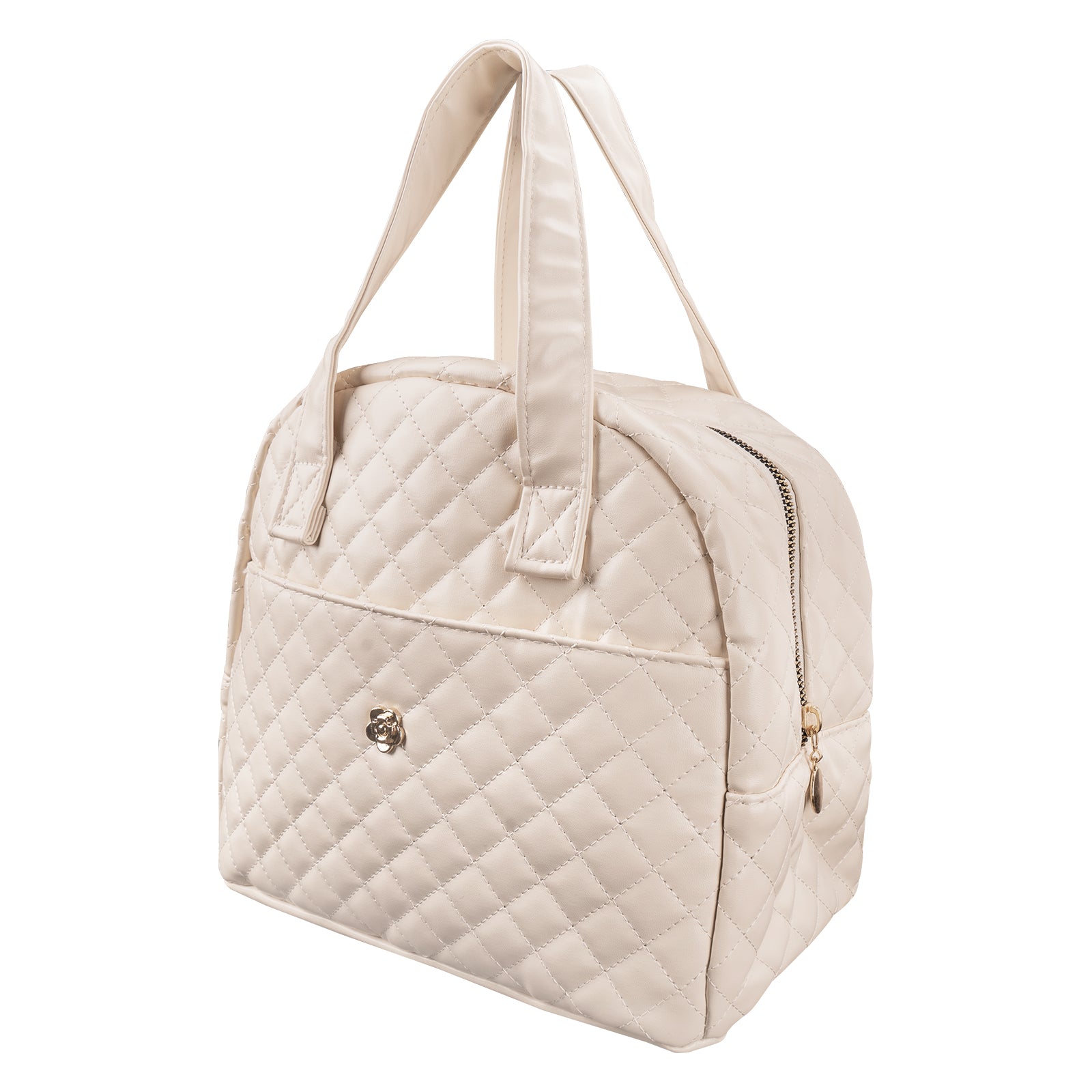 Linkidea Lunch Bag for Women, Fashion Lunch Tote Bag with Zipper, Insulated Lunch Bag Fits Work or Travel, Compatible with Bentgo Classic, Amathley, LOVINA Lunch Boxes (White)