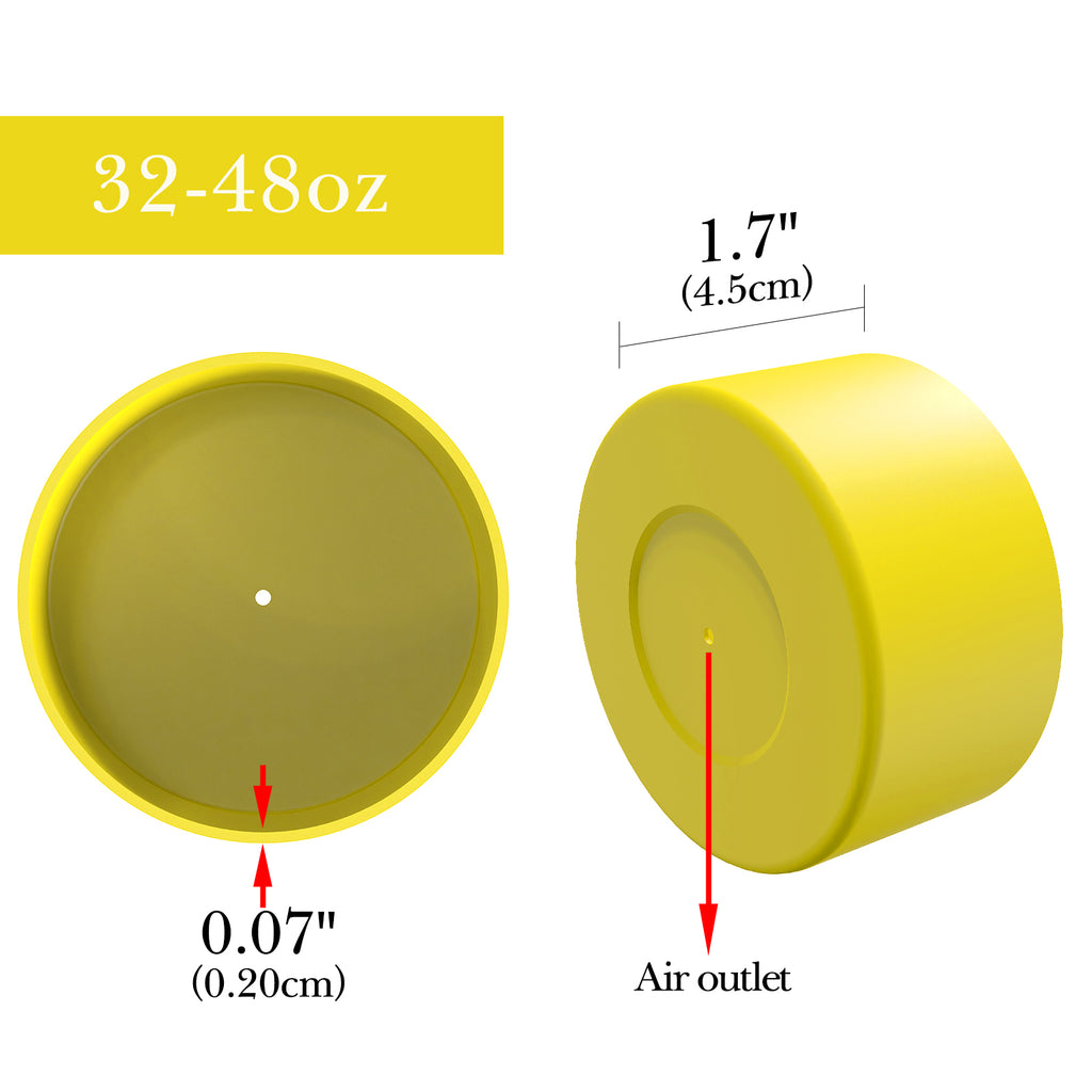 Linkidea 2 Pack Water Bottle Boot Compatible with Nalgene Sustain Wide Mouth 32oz/48oz, Narrow Mouth 32oz, Silicone Anti-Slip Bottle Bottom Bumper Protector (Yellow)