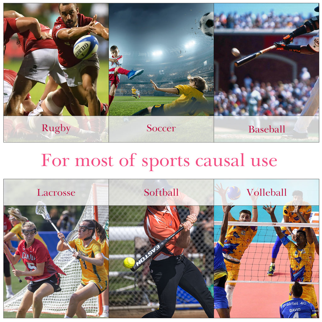 2 Pairs Knee High Pink Soccer Socks for Adult, Breathable Unisex Long Sleeve Sports Socks, Team Sport OTC Cushion Long Tube Socks for Men & Women (Pink)