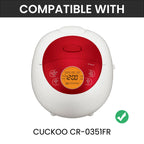 Linkidea 316 Stainless Steel Replacement Inner Pot Compatible with CUCKOO CR-0351FR, CR-0351FG Rice Cooker, 3-Cup Uncooked/6-Cup Cooked, No Coating, Dishwasher Safe