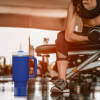 Linkidea 2 Pack Water Bottle Boot Compatible with Stanley Quencher H2.0 20oz/30oz/40oz, IceFlow Flip 20oz/30oz, Silicone Water Bottle Bottom Sleeve Cover Bumper Protector (Cobalt)