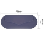 Linkidea Manual Toothbrush Toothpaste Travel Case, Silicone Brush Bag with Magnetic Snap, Protective Storage Compatible with Colgate ExtraClean, Oral-B CrossAction(Violet)
