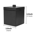 Linkidea Large Stainless Steel Outdoor Ashtray with Windproof Lid, Smokeless Cigarette Holder for Patio, Bar, Office and Home (Black)