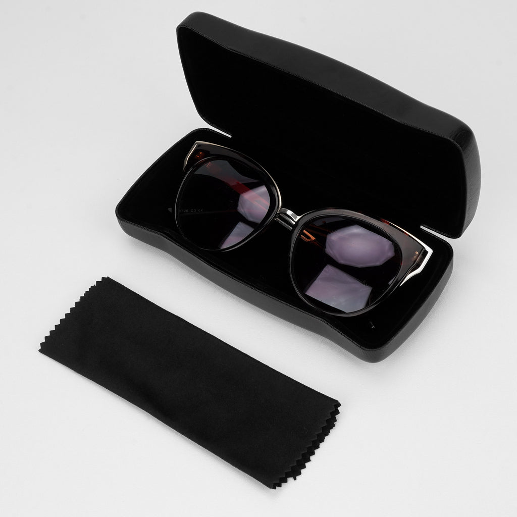 Extra Large Hard Shell Sunglasses Case, Oversized Sun Glasses Storage Organizer Compatible with DIOR Diorbay S1U Prada PR 59WS PR 63XS Gucci GG0595S GG0422S GG0879S (XL/Black)