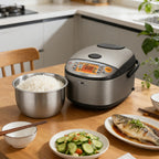 Linkidea Rice Cooker Stainless Steel Inner Pot Compatible with Zojirushi NP-HCC10XH, NS-ZCC10, NP-HBQ10, NP-HBF10, NS-ZAH10, NP-HBH10C, NP-HLH10, Dishwasher Safe, No Coating Replacement Bowl