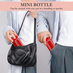 Linkidea 6.8oz (200ml) Mini Water Bottle, Vacuum Insulated Stainless Steel Bottle for Hot & Cold Drinks, Spill-Proof Small Bottle Fit Handbag, Purse and Pocket (Red)