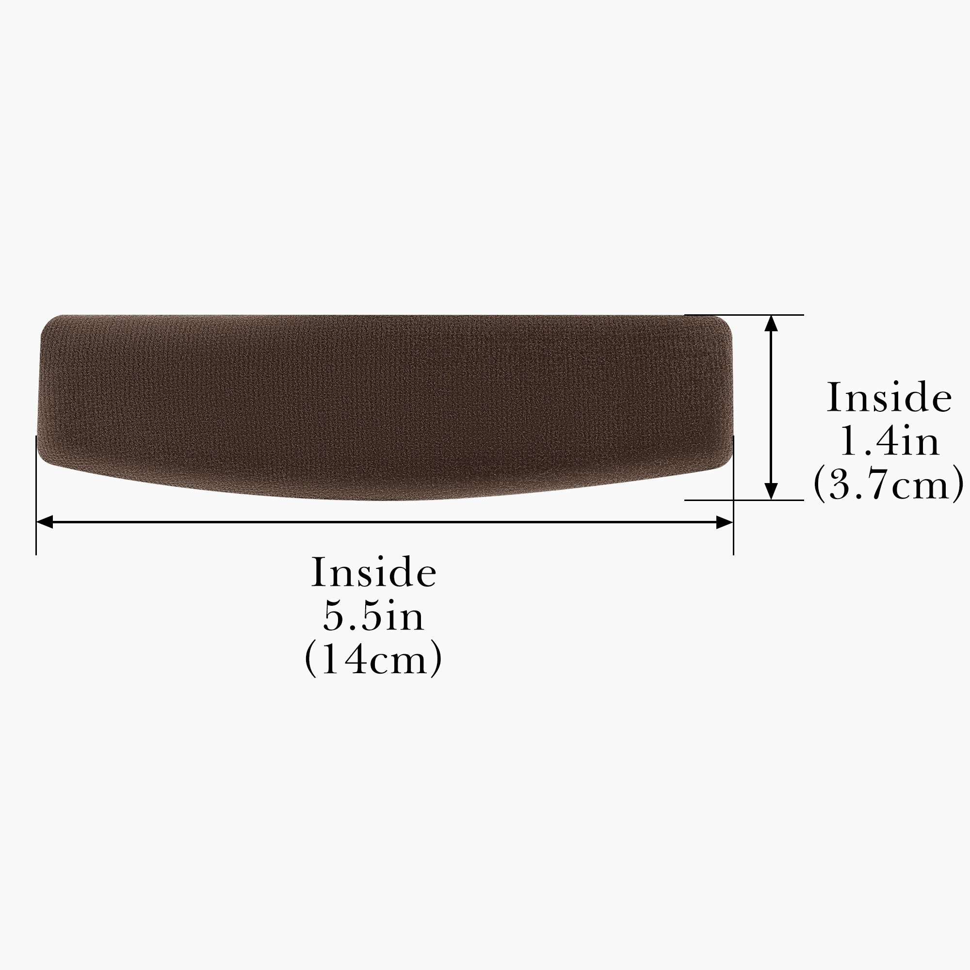 Linkidea Velour Replacement Headband Compatible with Sennheiser HD 598/ 598SE/ 598CS/ 595/ 569/ 559/ 558/ 555/ 518/ 515, Game ONE, PC360, PC373D Headphones (Brown)