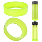 Linkidea 2 Pack Water Bottle Boot Compatible with Contigo Jackson Chill 2.0 20oz/24oz, Ashland Chill 20oz/24oz, Silicone Anti-Slip Bottle Bottom Bumper Protector (Chartreuse)