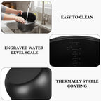 Linkidea Rice Cooker Aluminum Alloy Inner Pot Compatible with Tiger JBV-A18U-W, COSORI CRP-R501IP-KUS, Dishwasher Safe, Replacement Bowl