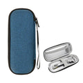 Linkidea Razor Travel Case Hard Shell, Portable Shaving Storage Holder Compatible with Gillette Fusion5 Power & Mach3, Protective Razor Carrying Case for Travel (Navy Blue)