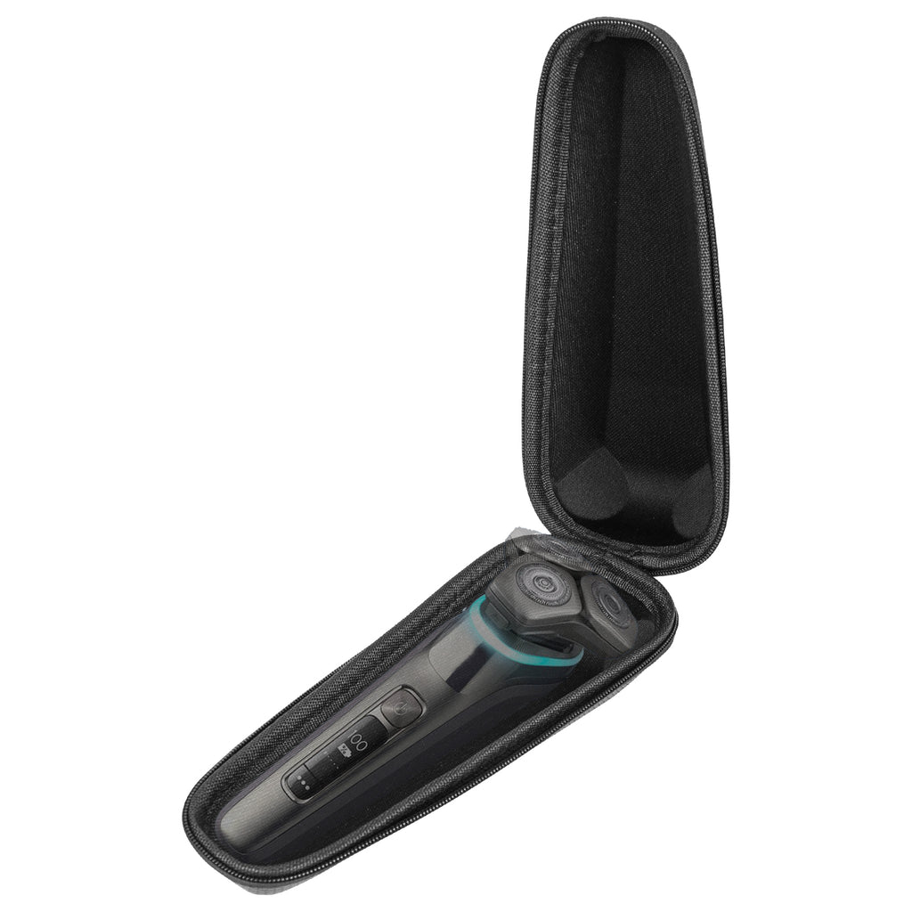 Linkidea Electric Shaver Case, Shaver Stroage Case Compatible with Philips Norelco Series 5, 7, 9, Travel Portable Protection Shaver Bag for Men (Black)