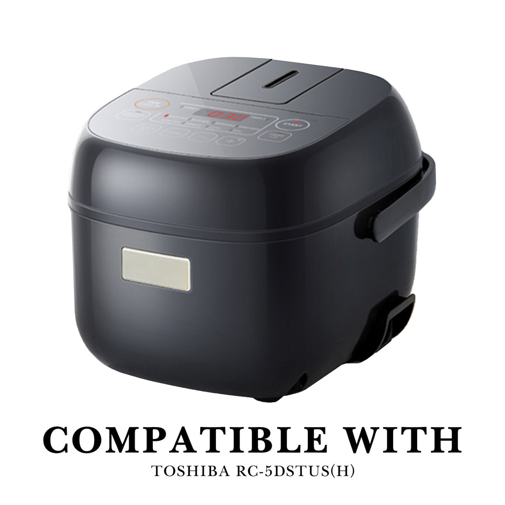 Linkidea Rice Cooker Aluminum Inner Pot Compatible with TOSHIBA RC-5DSTUS(H), Dishwasher Safe, Replacement Bowl