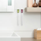 Linkidea Travel Toothbrush Head Covers with Suction Cup, Portable Wall Mount Toothbrush Cap Holder for Outdoor (12 Pcs)