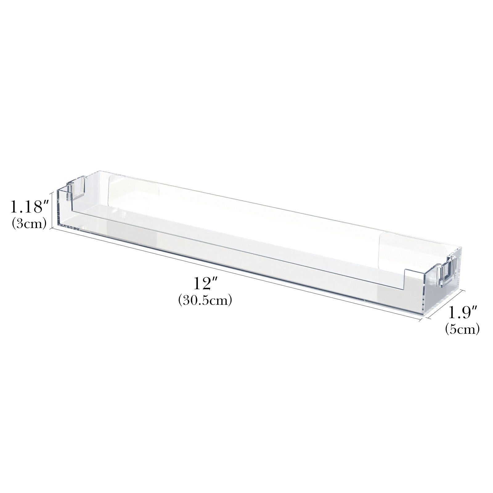 Extra Large Acrylic Sunglasses Organizer Storage, 2 Pack Wall Mount Glasses Holder Sunglass Display Stand, Sun Glasses Storage Organizer Compatible with Versace VE4395 Gucci GG0595S GG0875S