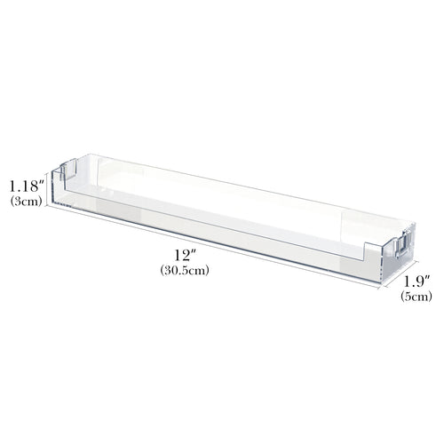 Extra Large Acrylic Sunglasses Organizer Storage, 2 Pack Wall Mount Glasses Holder Sunglass Display Stand, Sun Glasses Storage Organizer Compatible with Versace VE4395 Gucci GG0595S GG0875S