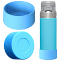 Linkidea 2 Pack Water Bottle Boot Compatible with Stanley Quick Flip GO 36oz, Silicone Bottle Bottom Bumper Protector (Blue)
