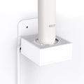 Linkidea Wall Mount Electric Toothbrush Charger Holder, Self Adhesive Tooth Brush Stand for Bathroom, Powered Toothbrush Stand Compatible with Oral-B iO Series 7/8/9 (Round Charger Only)