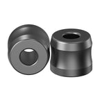 Linkidea 2 Pack Safety Razor Stand, Opening Dia 0.7" (18.5mm) Men Shaving Stand for Bathroom Countertop Compatible with Gillette SkinGuard (Dark Grey)