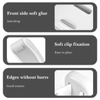 Linkidea 2 Pack Electric Shaver Holder for Wall, Self Adhesive Shaver Storage Organizer for Bathroom, Compatible with Philips Norelco Shaver 2400, Series 7000 (White)