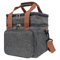 Linkidea Lunch Box Bag, Insulated Lunch Bag with 2 Layers for Food Jar and Lunch Box Storage, Oxford Reusable Lunch Tote Bag Fit, Compatible with Classic 12 oz, Iteryn, LOVINA (Grey)