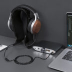 Linkidea Upgrade Audio Cable Compatible with HIFIMAN Sundara, Ananda, Arya, HE400SE, HE4XX, HE-400i, Denon AH-D7200 6N OCC 4.4mm to Dual 3.5mm Balanced Headphone Cable (4.9 ft / 1.5 m)