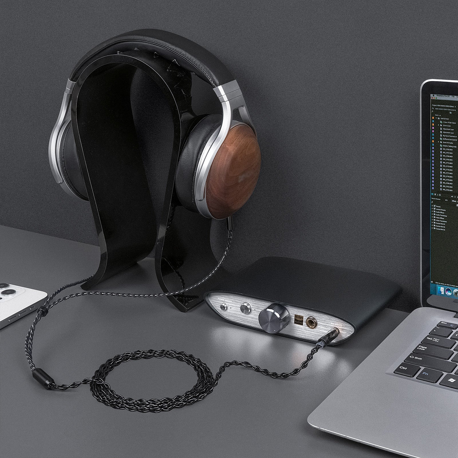 Linkidea Upgrade Audio Cable Compatible with HIFIMAN Sundara, Ananda, Arya, HE400SE, HE4XX, HE-400i, Denon AH-D7200 6N OCC 4.4mm to Dual 3.5mm Balanced Headphone Cable (4.9 ft / 1.5 m)