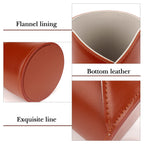 Extra Large Sunglasses Desk Holder Stand, Vegan Leather Eyeglasses Display Storage with Flock Lining, Sunwear Organizer Compatible with Rayban RB220/RB2195/RB3447/RB3809