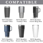 Linkidea Water Bottle Boot Compatible with YETI Rambler Travel Mug 20oz/30oz, Tumbler 20oz/30oz, Silicone Anti-Slip Water Bottle Bottom Sleeve Cover Protector (Grey / 2 Pack)